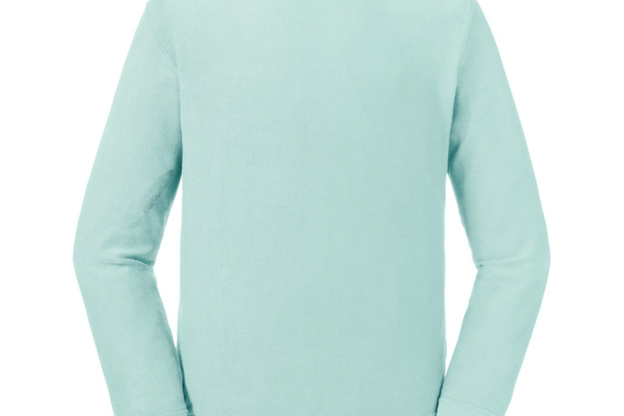 Felpa uomo girocollo Pure Organic, taglio contemporaneo e design moderno