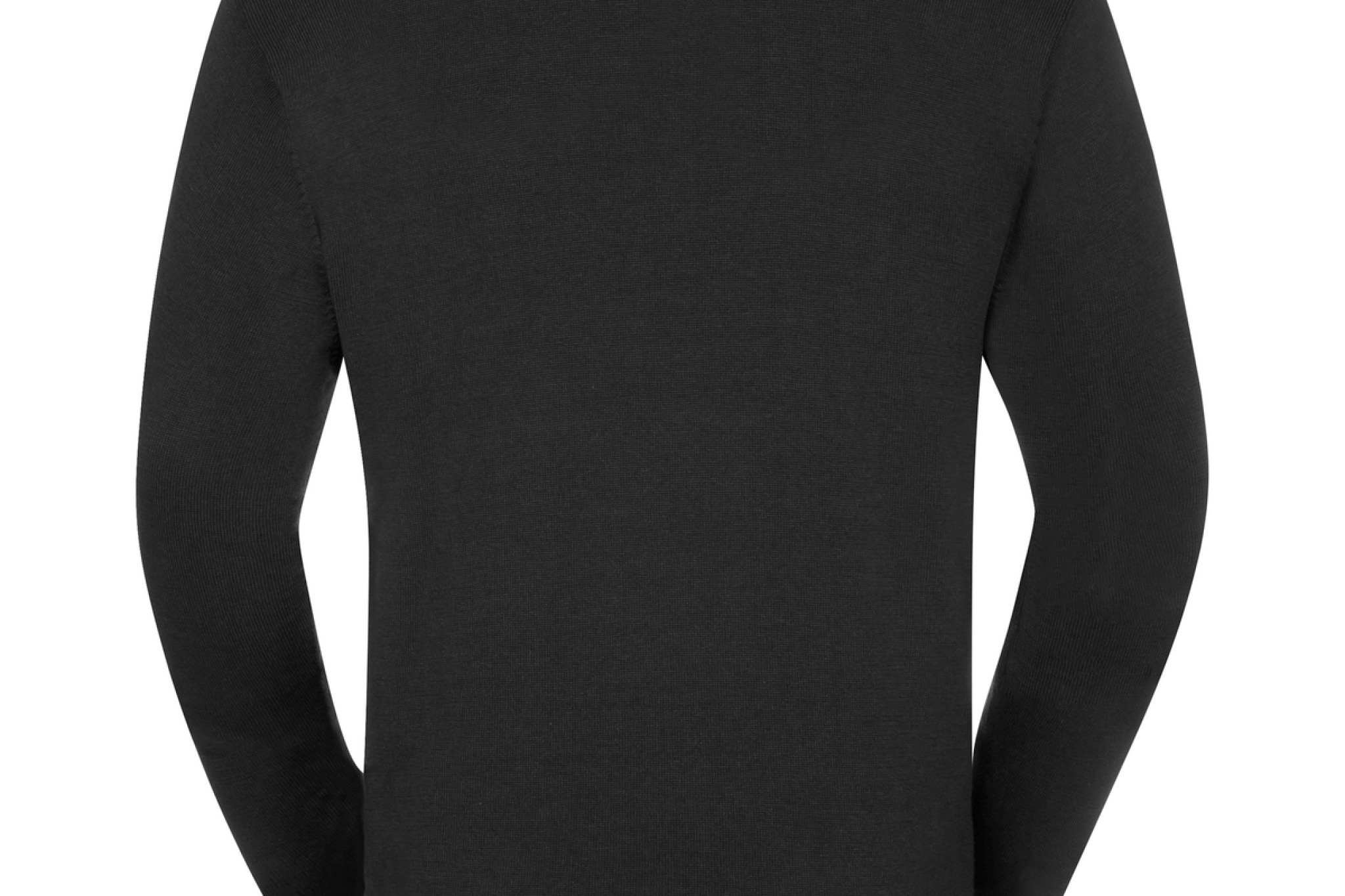 Pullover girocollo Uomo, Taglio classico, giromanica aderente. 