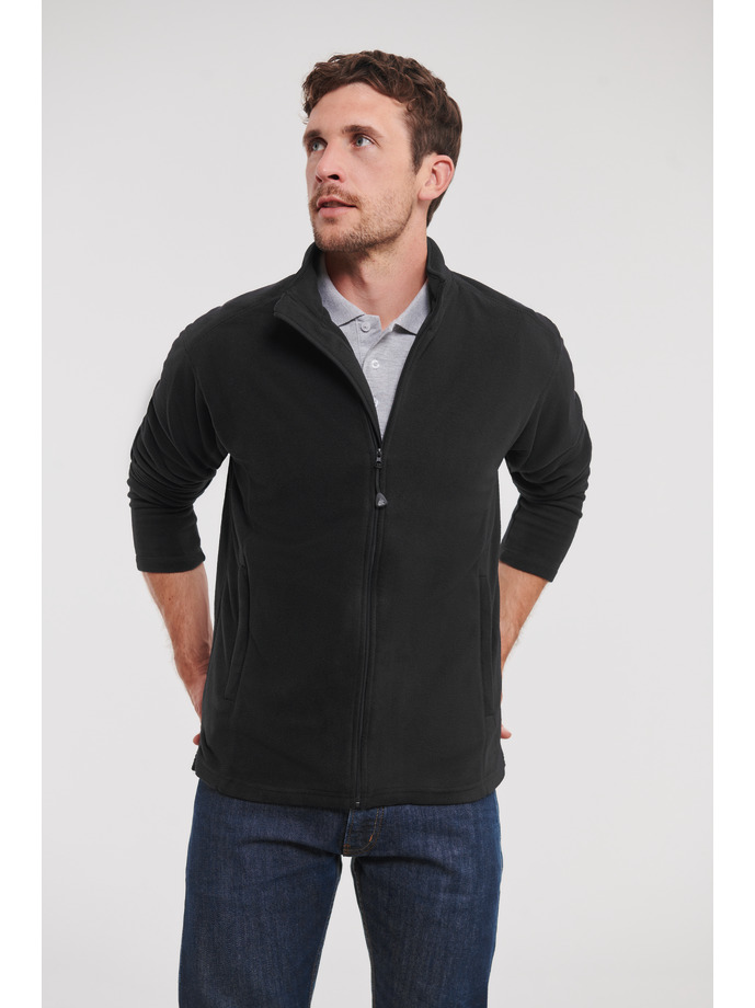 Micropile con zip Uomo, Colletto alto con protezione per la zip