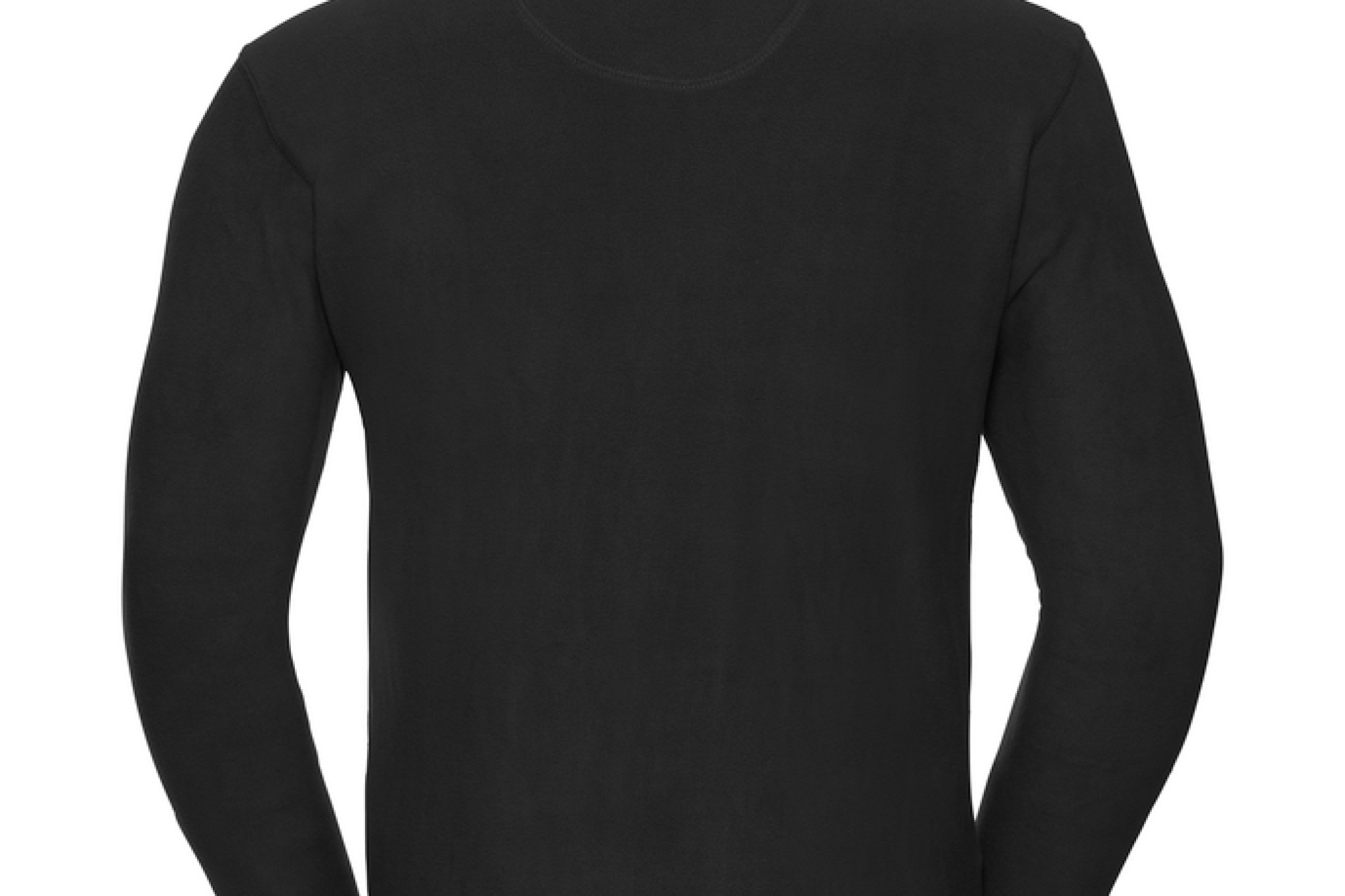 Micropile mezza zip Uomo, Colletto alto con protezione per la zip