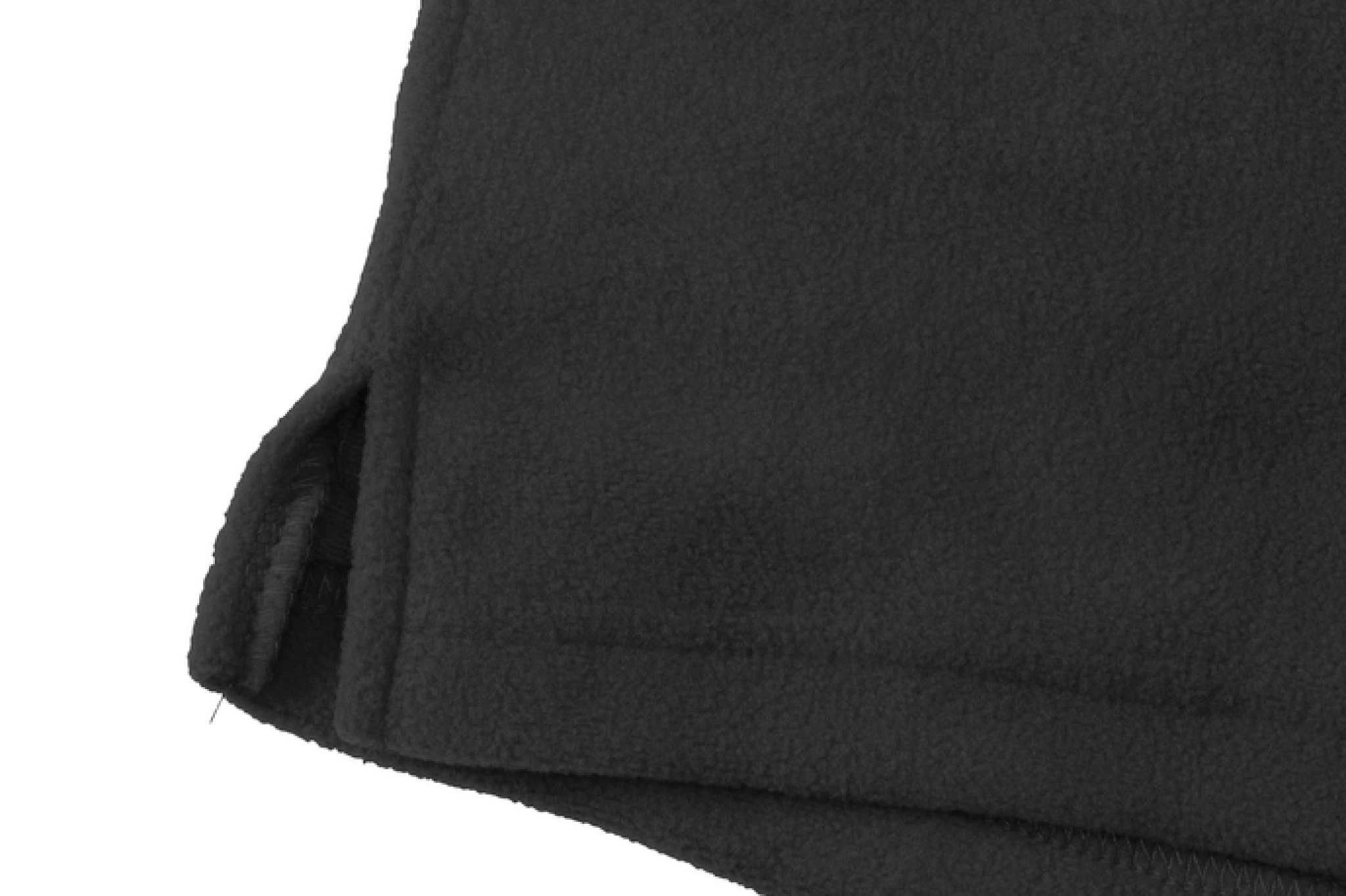 Micropile mezza zip Uomo, Colletto alto con protezione per la zip