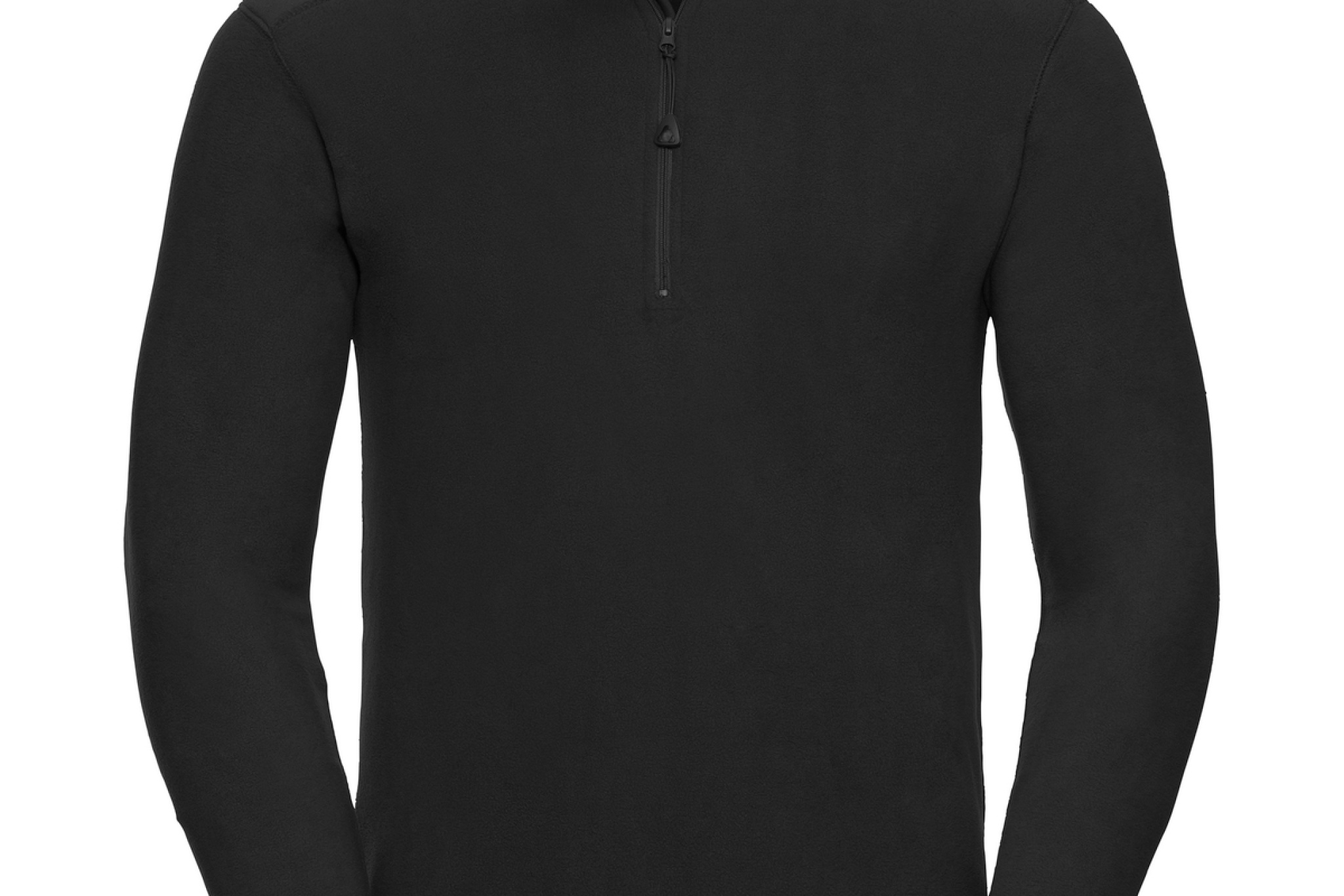 Micropile mezza zip Uomo, Colletto alto con protezione per la zip