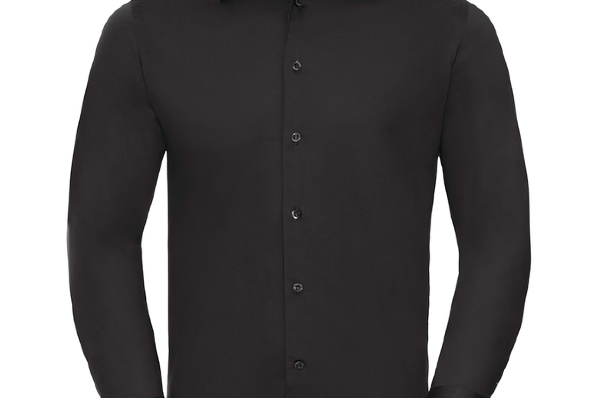 Camicia stretch Attillata Manica Lunga Uomo, Nuovo colletto all'italiana