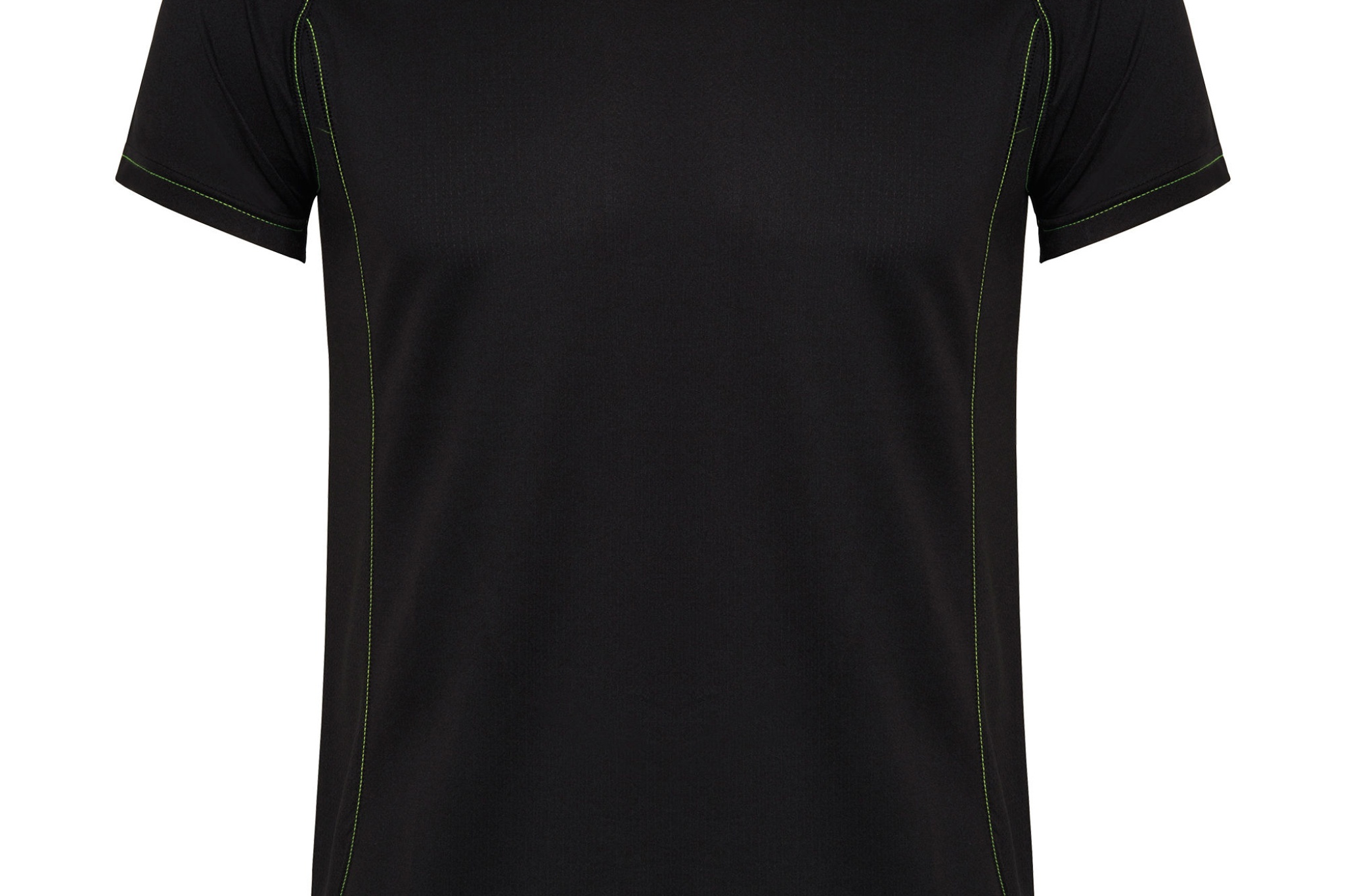T-shirt tecnica manica corta raglan con doppio tessuto