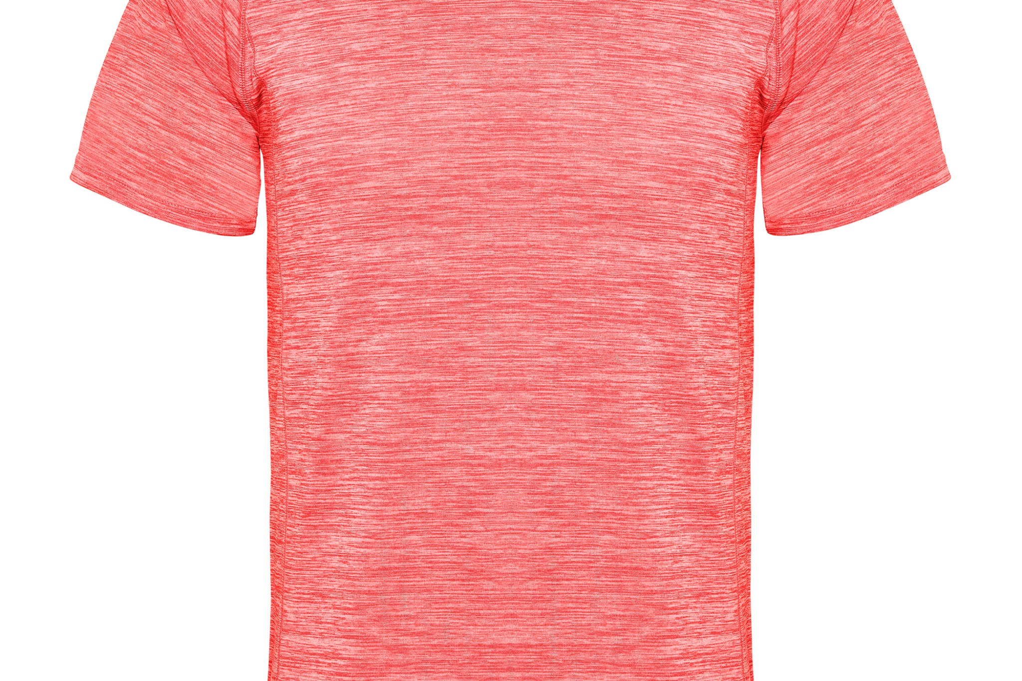 T-shirt tecnica in poliestere, maniche corte stile raglan. Girocollo