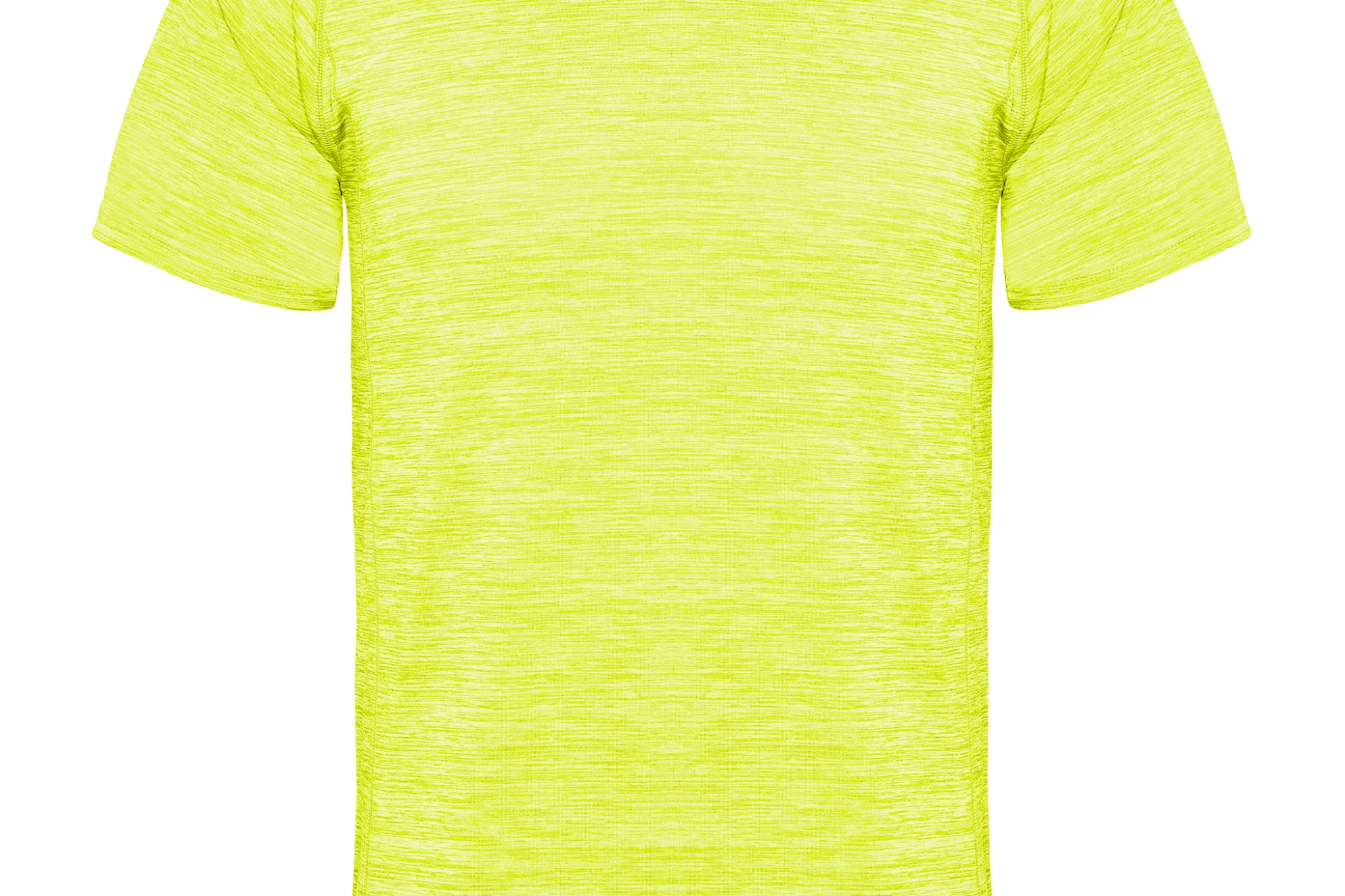 T-shirt tecnica in poliestere, maniche corte stile raglan. Girocollo