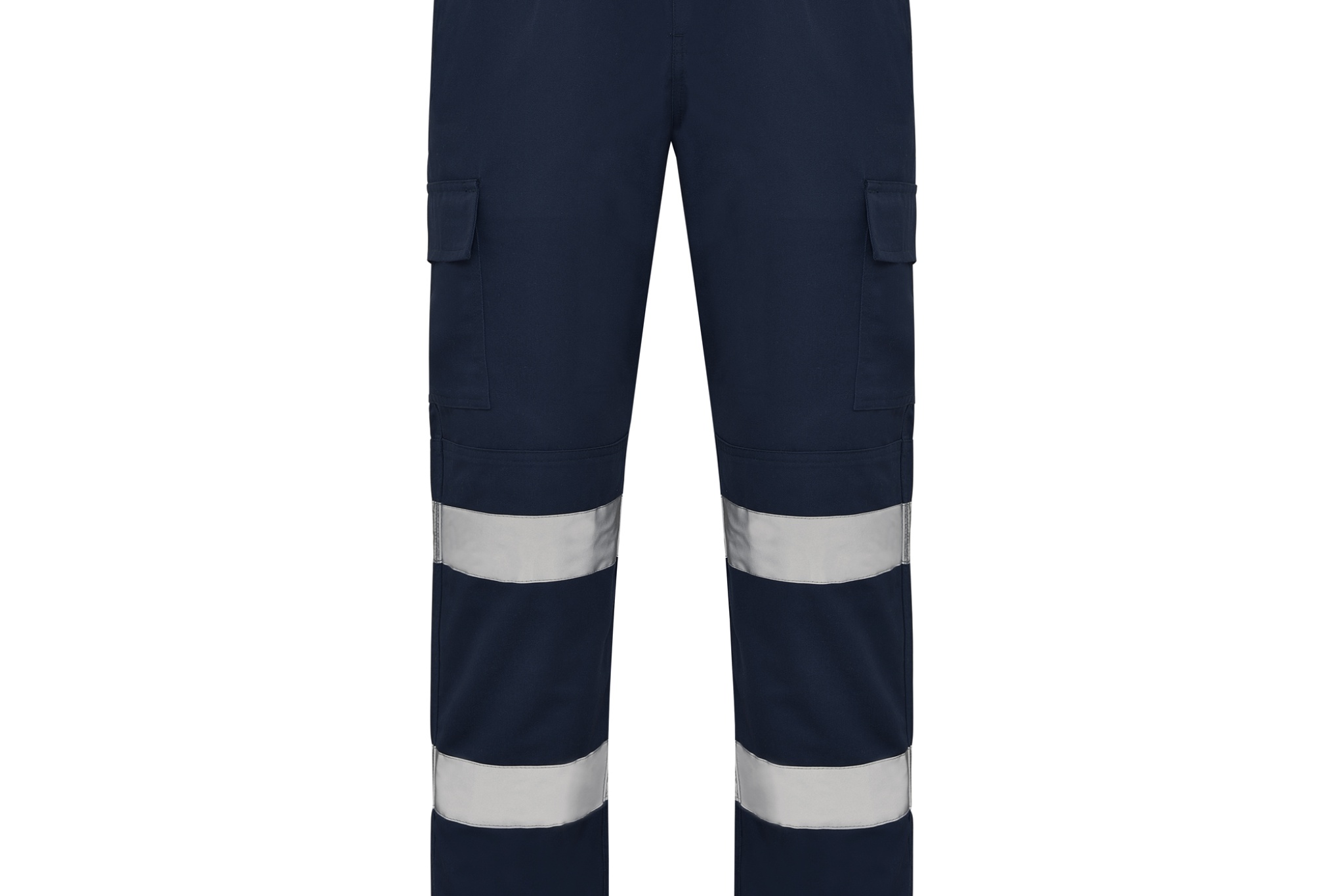 Pantalone lungo alta visibilità notturna  in tessuto resistente