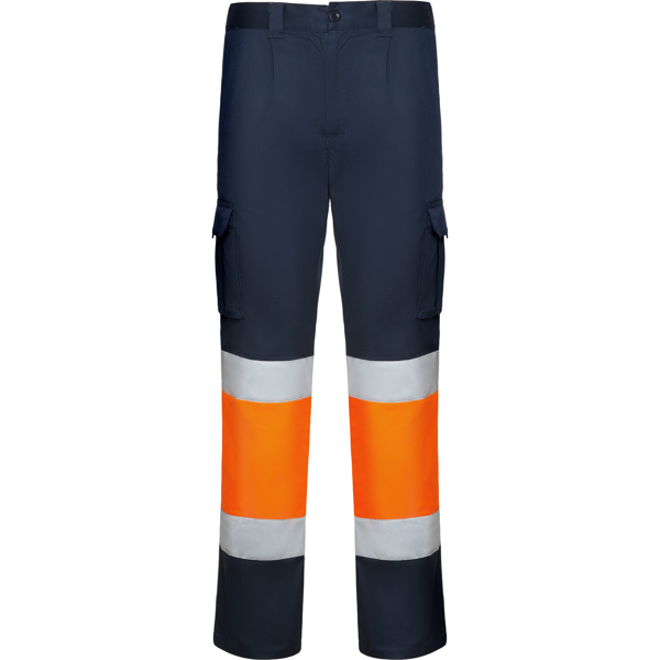 Pantalone lungo multitasche alta visibilità