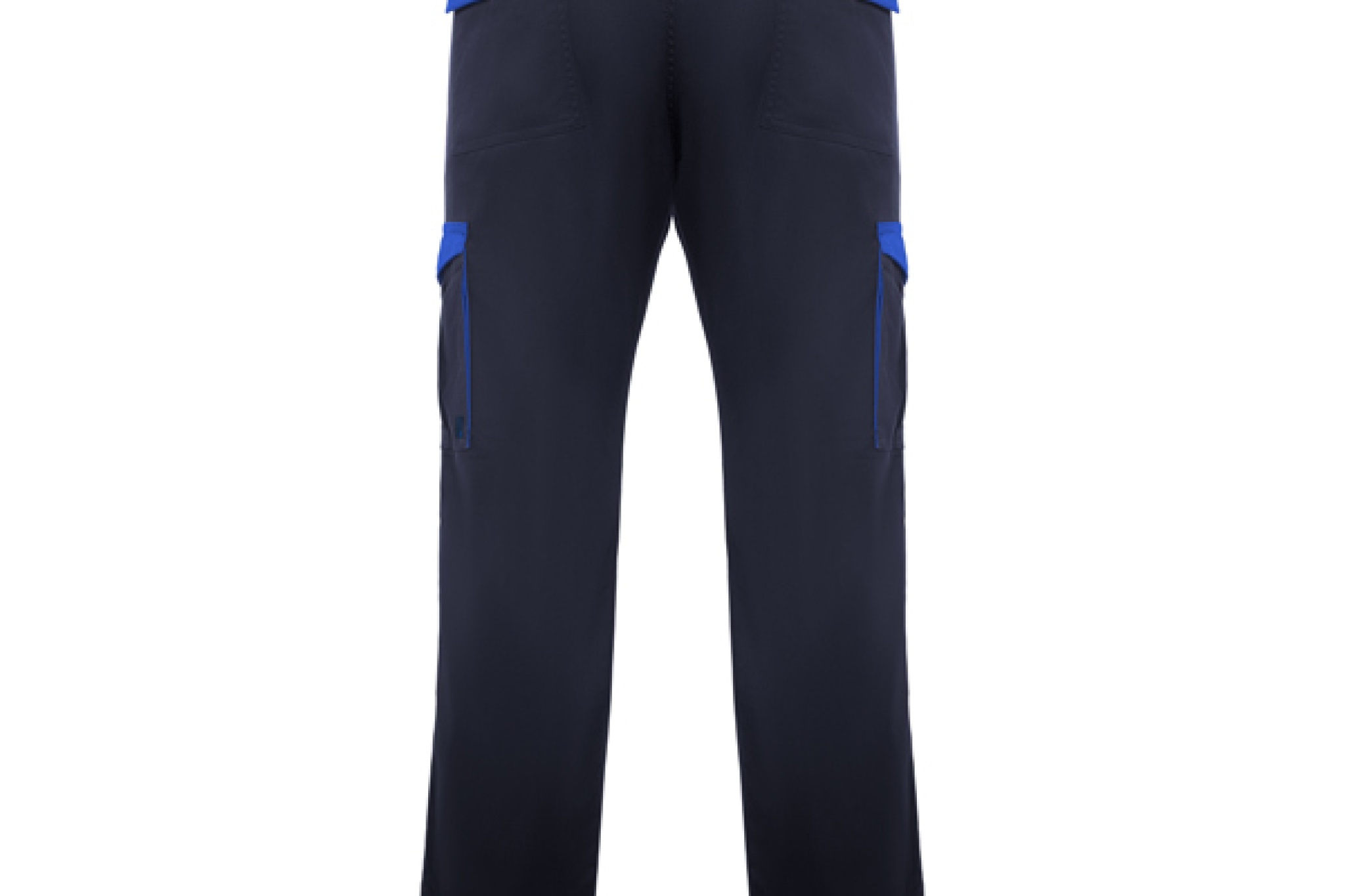 Pantaloni lunghi in colori combinati.