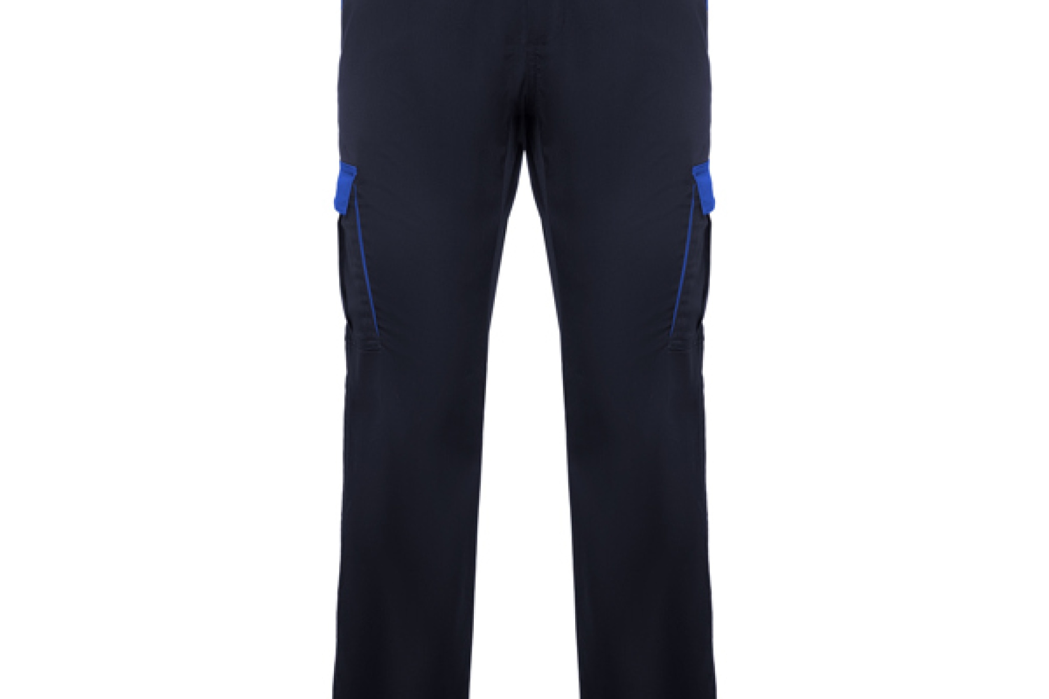 Pantaloni lunghi in colori combinati.