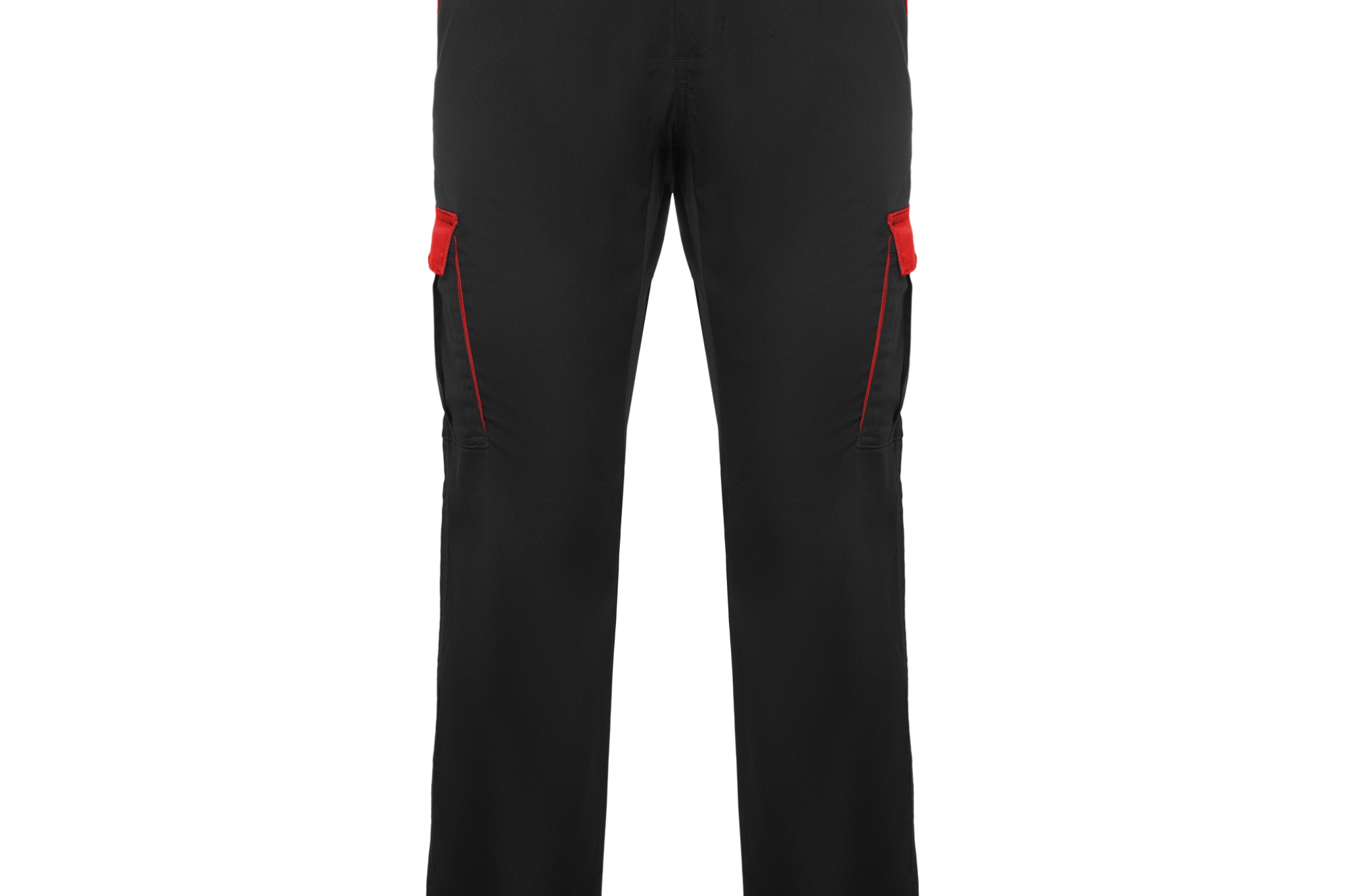 Pantaloni lunghi in colori combinati.