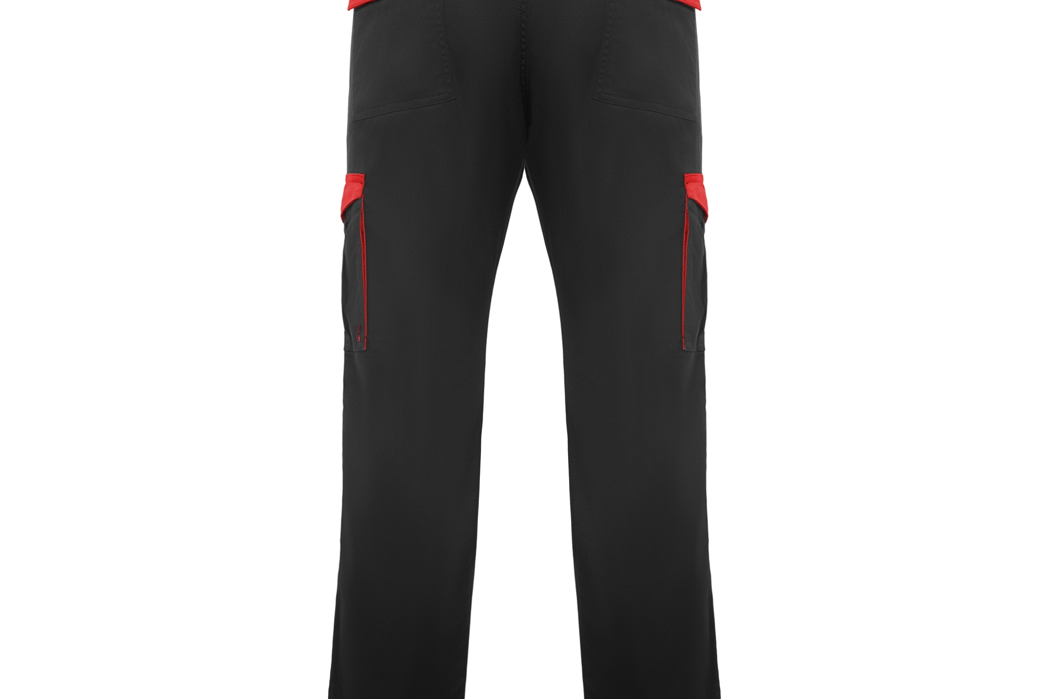 Pantaloni lunghi in colori combinati.